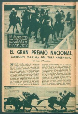El Gran Premio Nacional - Expresión máxima del turf argentino