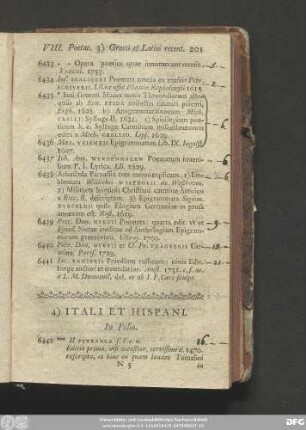 4) Itali Et Hispani.