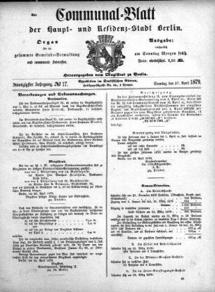 1879,17: No. 17, 27. April 1879