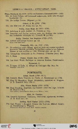 Portraits (Nr. 766-1609)