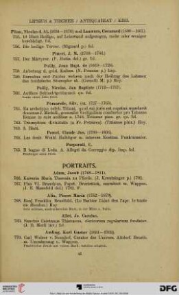 Portraits (Nr. 766-1609)