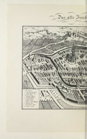 Das alte Freiburg im Breisgau