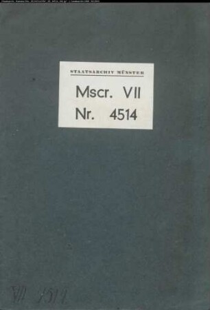 Abschriften von Urkunden des Klosters Willebadessen