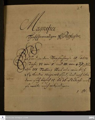 Brief von Daniel Christian Francke an [August Hermann Francke].