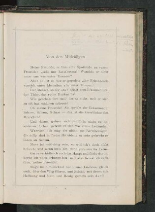 Von den Mitleidigen.