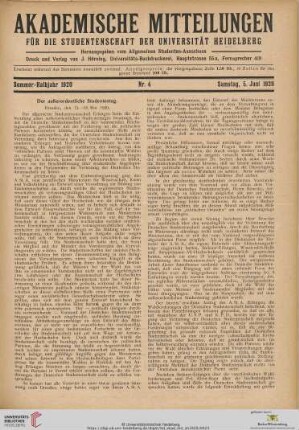 Nr. 4 (5. Juni 1920)