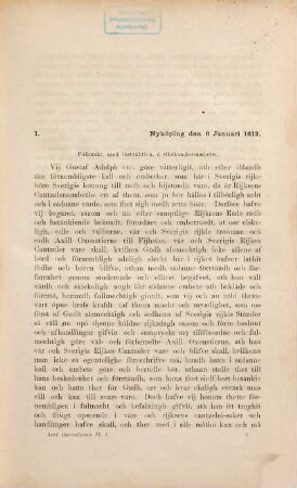 Rikskansleren Axel Oxenstiernas skrifter och brefvexling, 2,1. K. Gustaf II Adolfs bref och instruktioner
