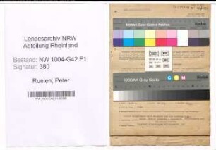 Entnazifizierung Peter Ruelen , geb. 19.05.1891 (Stellmachermeister)