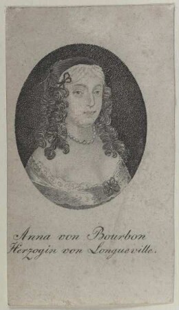 Bildnis der Anna von Bourbon, Herzogin von Longueville