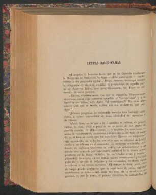 Letras americanas