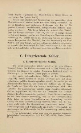 C. Integrierende Zähler