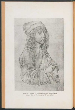 "Autoretrato de adolescente"