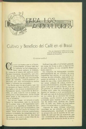 Para los Agricultores