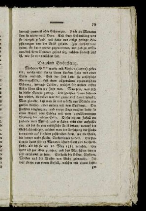 Die zehnte Beobachtung.