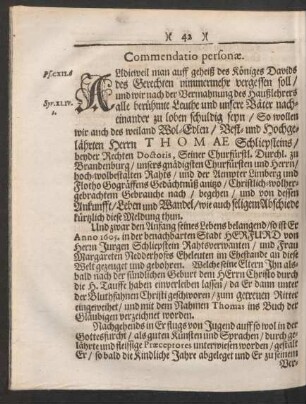 Commendatio personae.