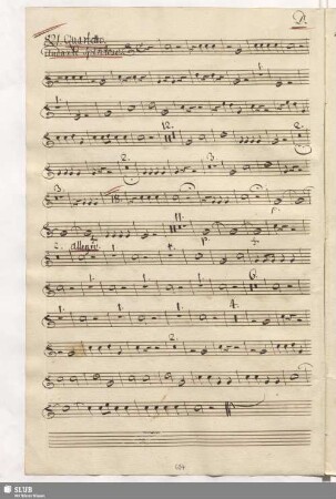 821. Quartetto: Amor è un nume bello / Guglielmi, P. A.