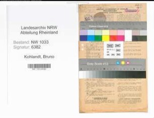 Entnazifizierung Bruno Kohlandt , geb. 11.11.1896 (Polizeimeister)