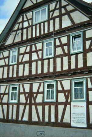 Detail voriges Bild: Wohnhausgiebel mit Jahreszahl 1754
