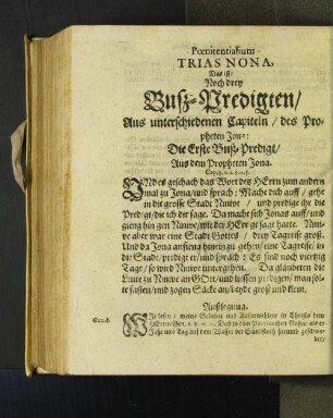 Poenitentialium Trias Nona, ...