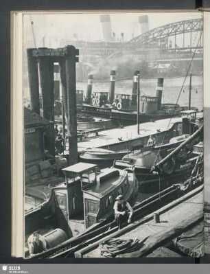 Schuten im Hamburger Hafen