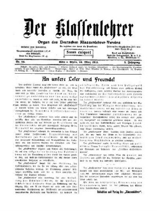Schwere Anklagen gegen den Deutschen Lehrerstand