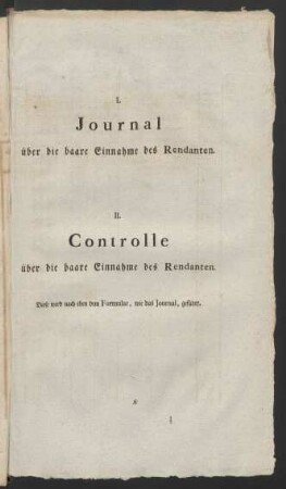 I. Journal ... II. Controlle ...