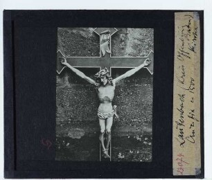Lautenbach, Mariä Krönung,unbekannt (um 1500), Kruzifix an der Kirche in Lautenbach