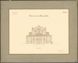 Stadttheater, Halle/Saale: Rückansicht
