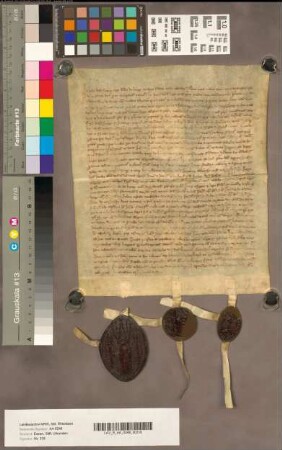 Testament der Stiftsdame Guda von Linnep.
