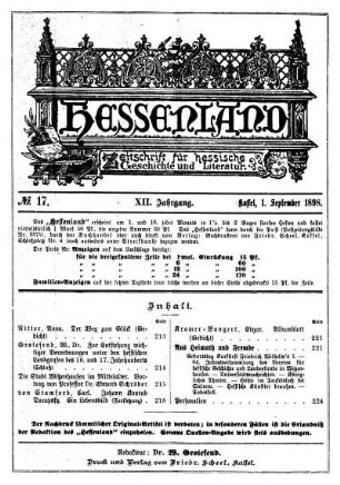 No. 17, 1. September 1898