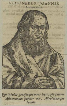 Bildnis des Joannes Schonerus