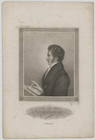 Bildnis des Karl August Friedrich Wilhelm Christian Schomburg