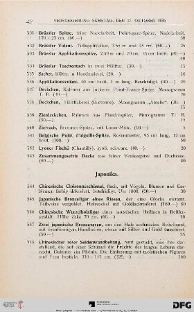 Japonika. (Nr. 544-564)