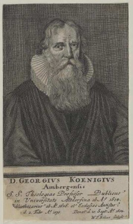 Bildnis des Georg König