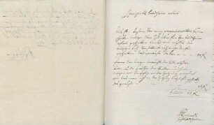 [?] an Karoline Luise von Baden (ohne Ort)