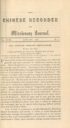 No. 1. January, 1887