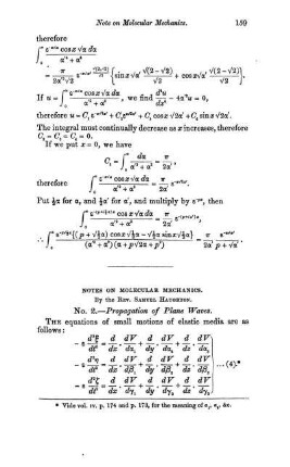 Notes on molecular mechanics.