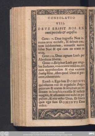 VIII. Deus Eripit Nos Ex omni periculo & angustia.
