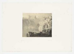 Berglandschaft mit See, Blatt 17 der Folge "Werke"