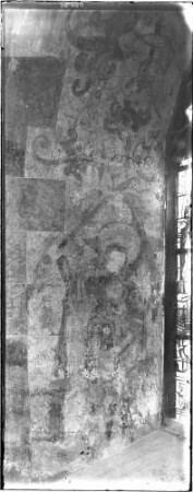 Burkheim am Kaiserstuhl Sankt Pankratius Kirche Turm Untergeschoss Wandmalerei (um 1500)