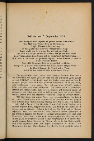 5-16, Festrede am 2.September 1915