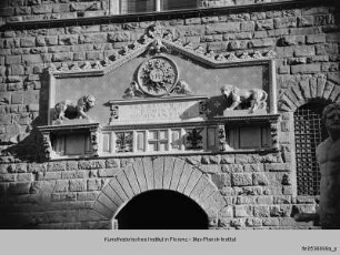 Palazzo Vecchio, Westfassade, Florenz