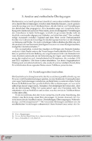 3. Ansätze und methodische Überlegungen