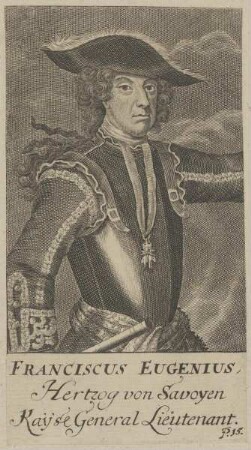 Bildnis von Franciscus Eugenius, Herzog von Savoyen