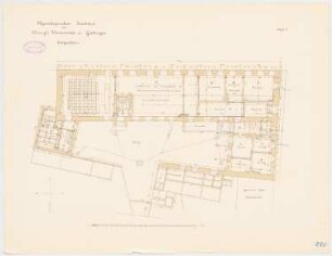 1. Physiologisches Institut der Universität Göttingen: Grundriss Erdgeschoss 1:100