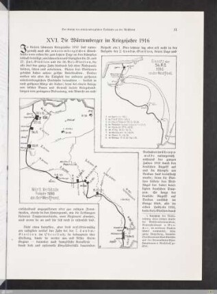 XVI. Die Württemberger im Kriegsjahre 1916