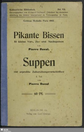 2. Teil: Pikante Bissen : 50 kleine Vor-, Zu- u. Nachspeisen