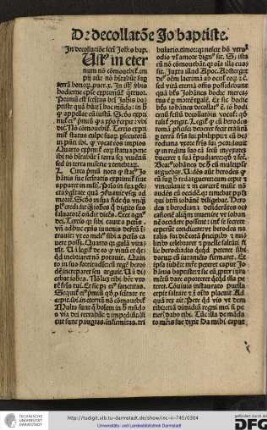 In decollatione sancti Johannis baptiste.