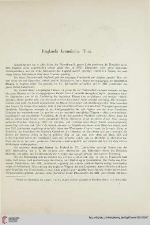 Englands keramische Tiles