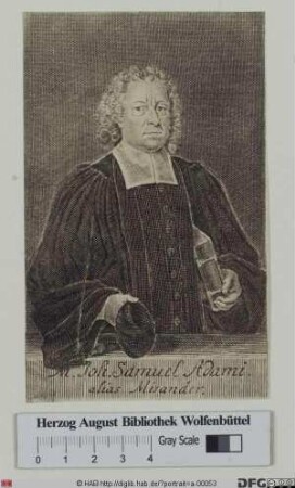 Bildnis Johann Samuel Adami